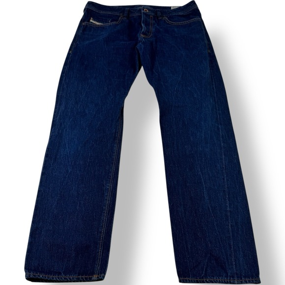 Diesel Blue Buster 0608N Slim Tapered Cotton Jeans Men's Size 34x31 Italy
